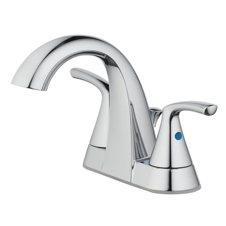 OAKBROOK COLLECTION Pacifica Two Handle Lavatory Pop-Up Faucet4 in. Chrome 4875464